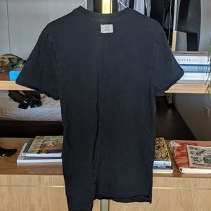 Fear of God black cotton tshirt